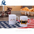 Cute Customized Logo Printing White Coffee Water Mug